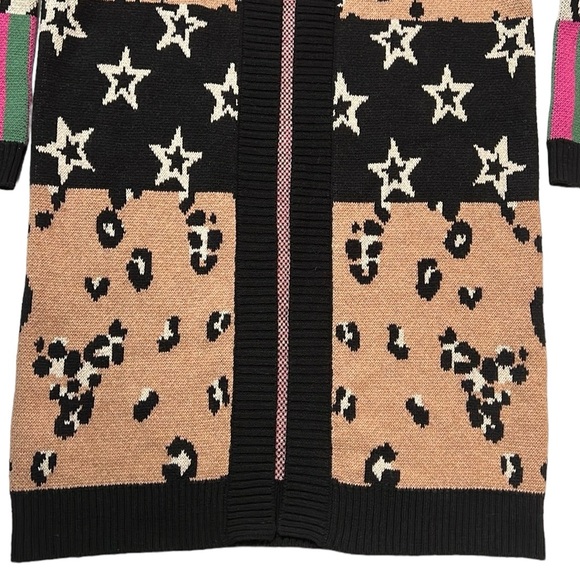 NWOT Anthropologie Starry Leopard Cardigan - Picture 11 of 16